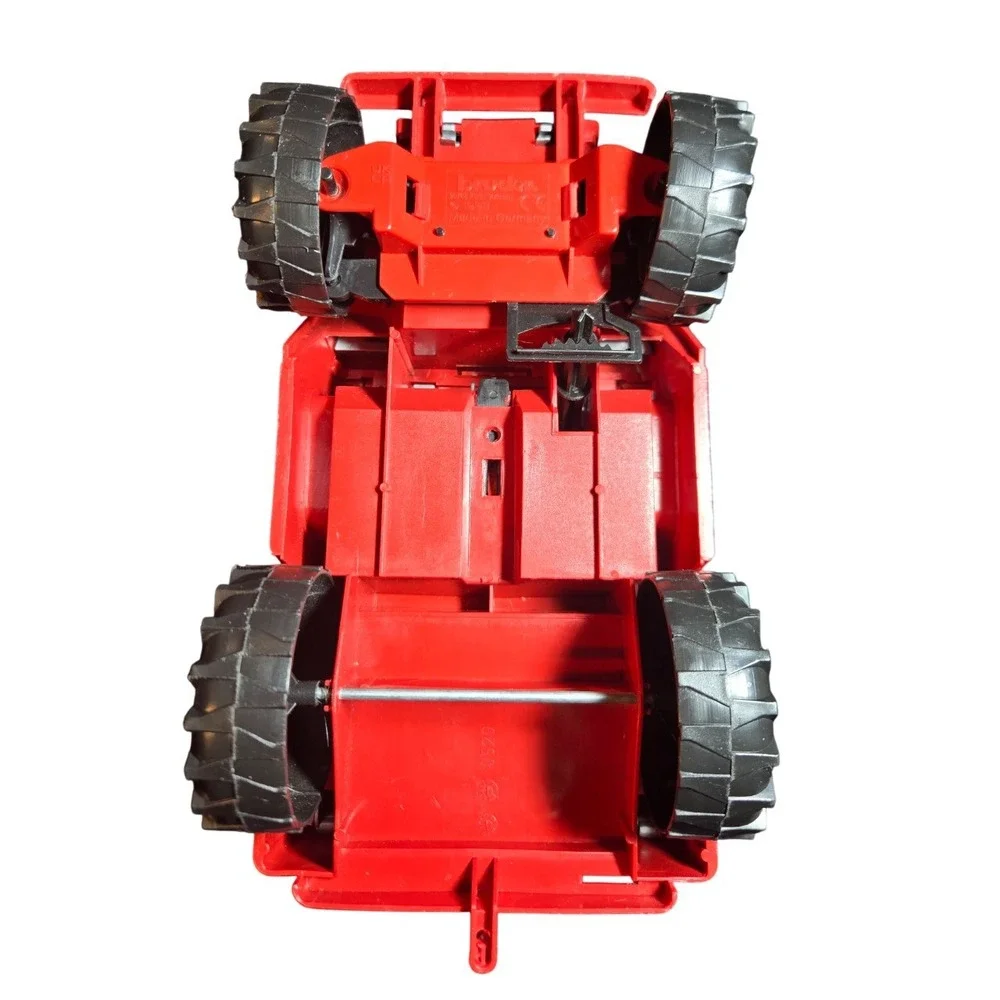 Bruder Super Eagle Jeep Wrangler 4x4 Red Vintage Plastic Toy Made in Germany